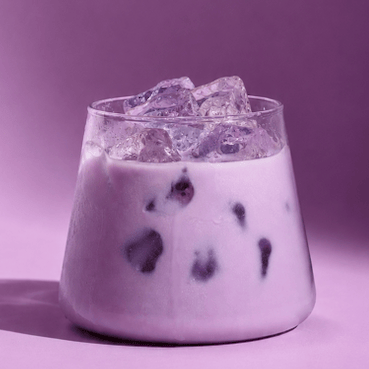Iced ube latte by Ube Nolia