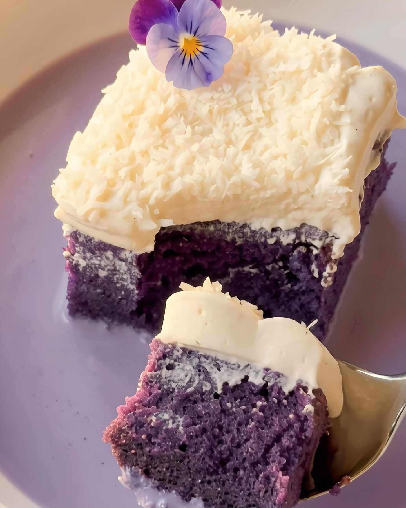 Ube Coconut Tres Leches