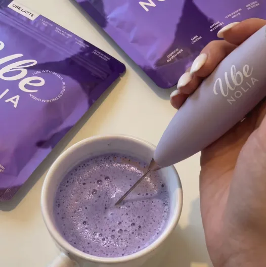 Ube Nolia ube latte photo shared by Camille D.