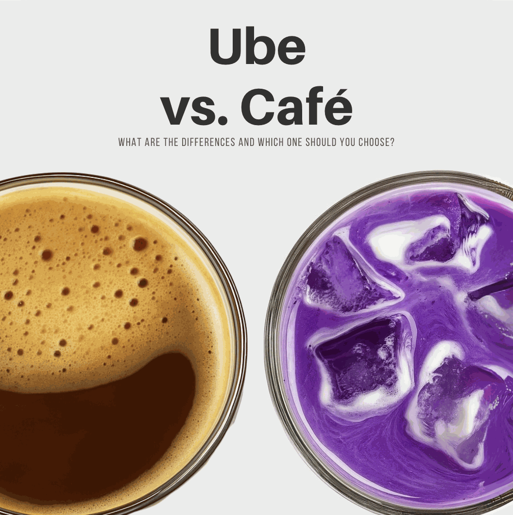 Ube latte vs kahvi – kofeiiniton purppurajamesjuomavertailu | Ube Nolia