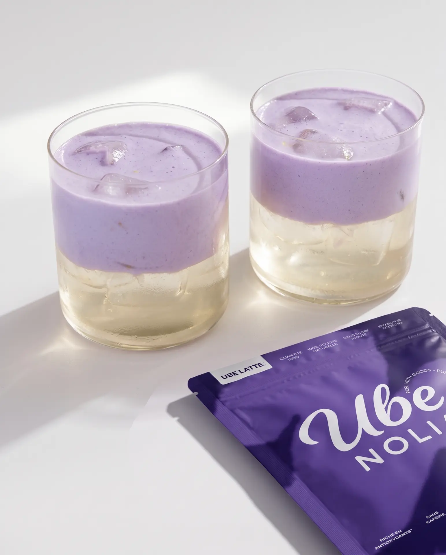 The Best Ube Coconut Foam Recipe (Iced Coconut Water Latte)