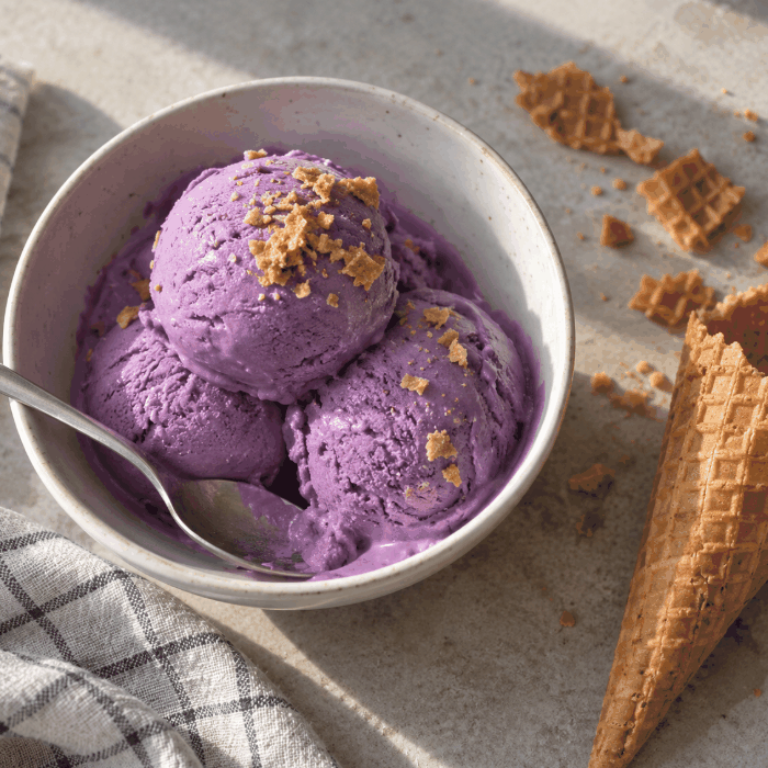 Ube Ice Cream Recipe: Creamy Purple Yam Ice Cream