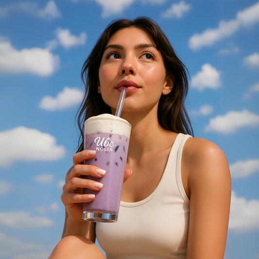 Goût Ube Latte, une saveur unique