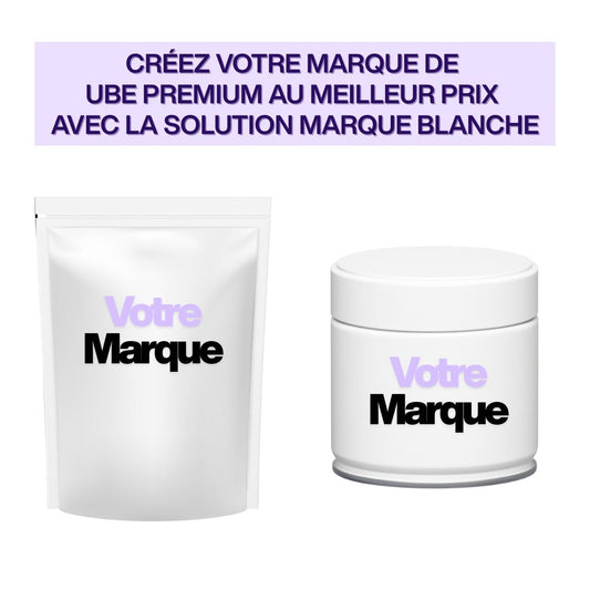 Grossiste Ube Marque Blanche : Créez votre marque avec notre Poudre Ube des Philippines