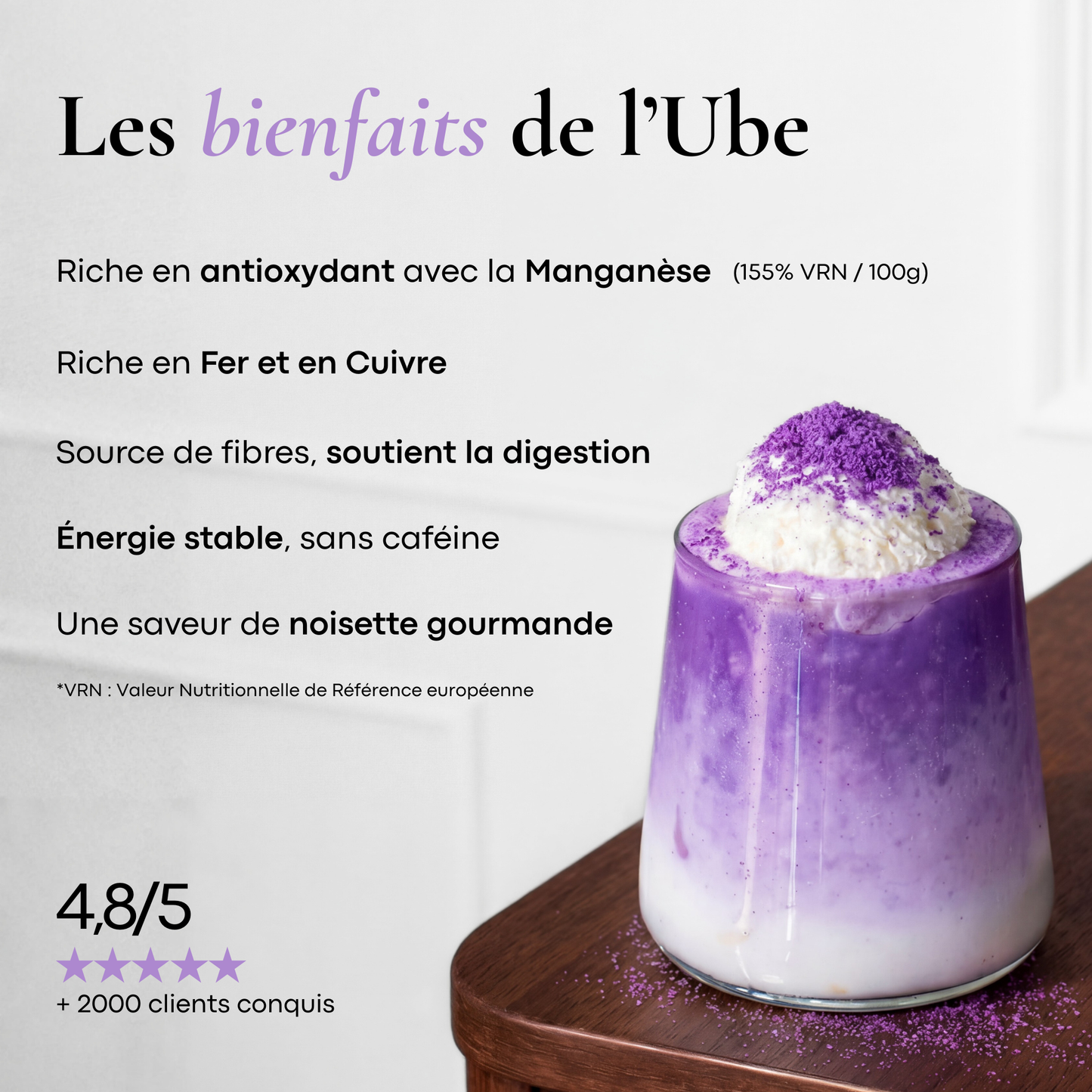 Poudre d’Ube Premium des Philippines - Ube Nolia®