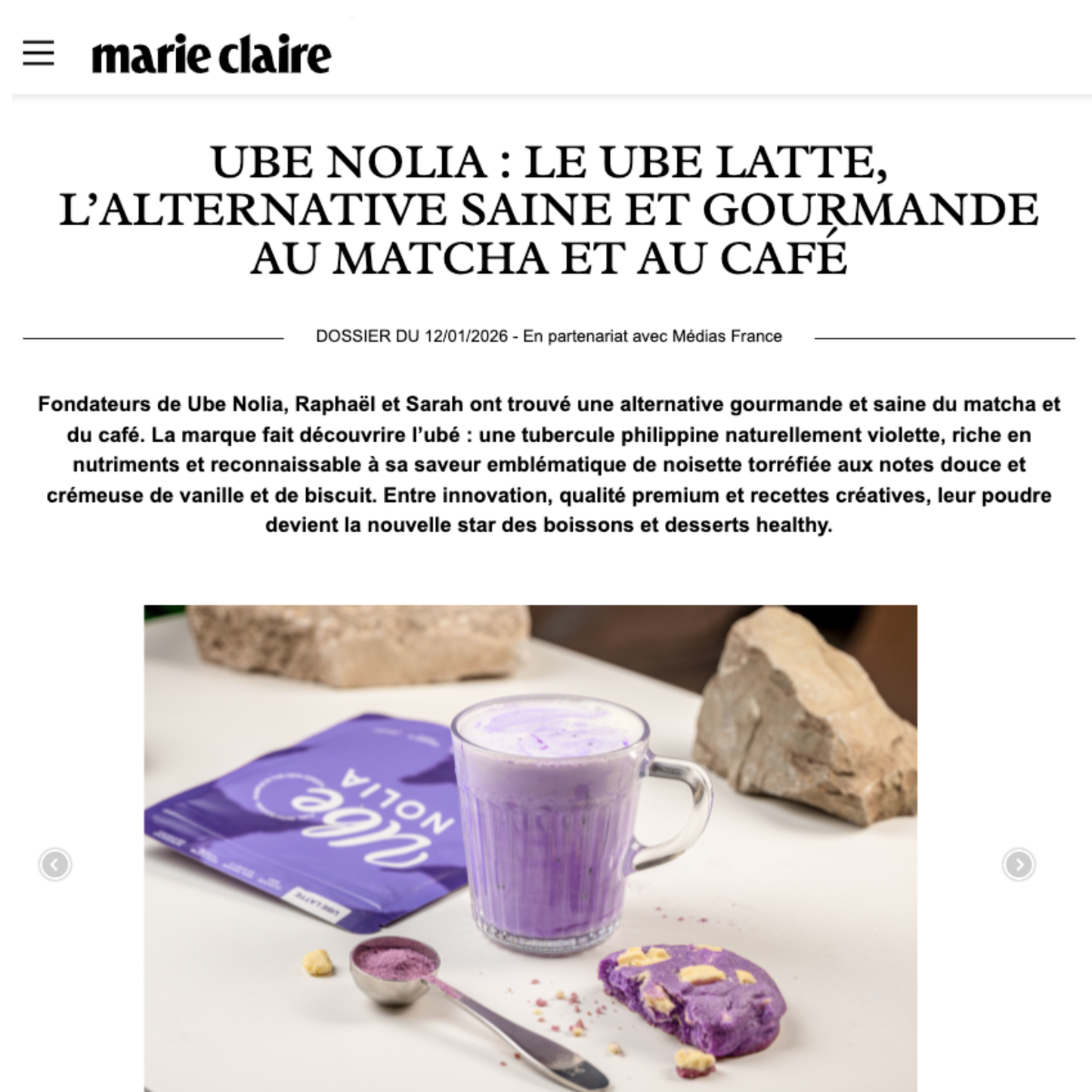 Poudre d’Ube Premium des Philippines - Ube Nolia®