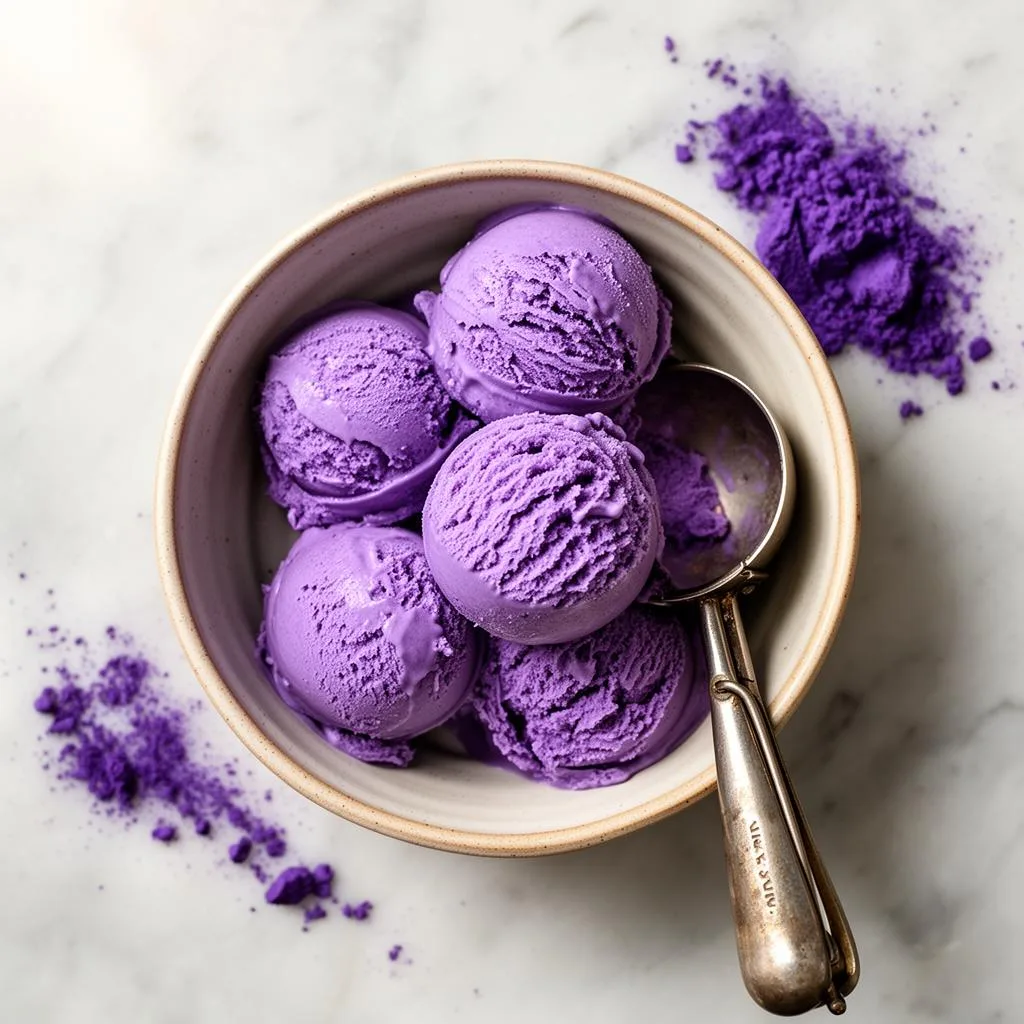 Ube ice cream recipe – homemade Filipino purple yam ice cream | Ube Nolia