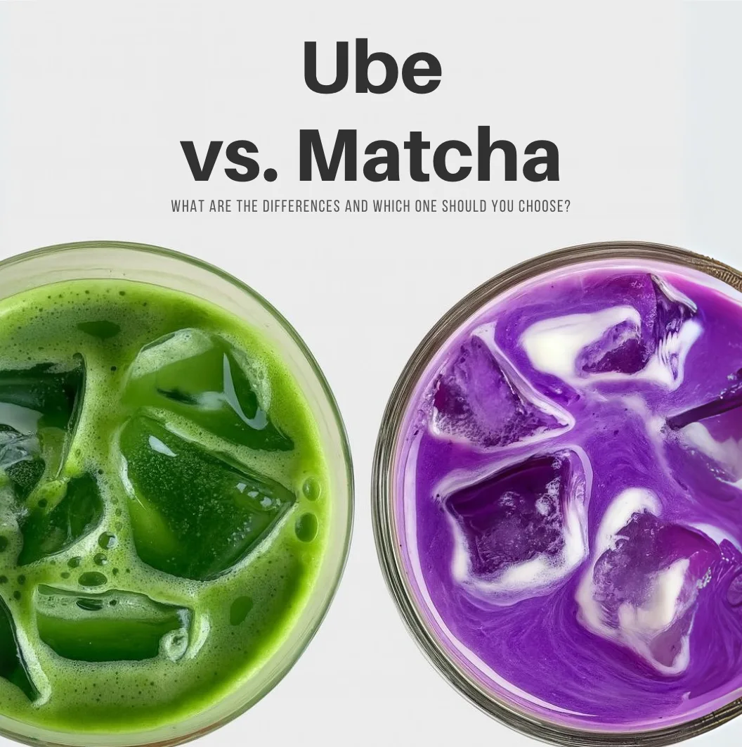 Ube latte vs matcha latte – sabor, cafeína y beneficios comparados | Ube Nolia