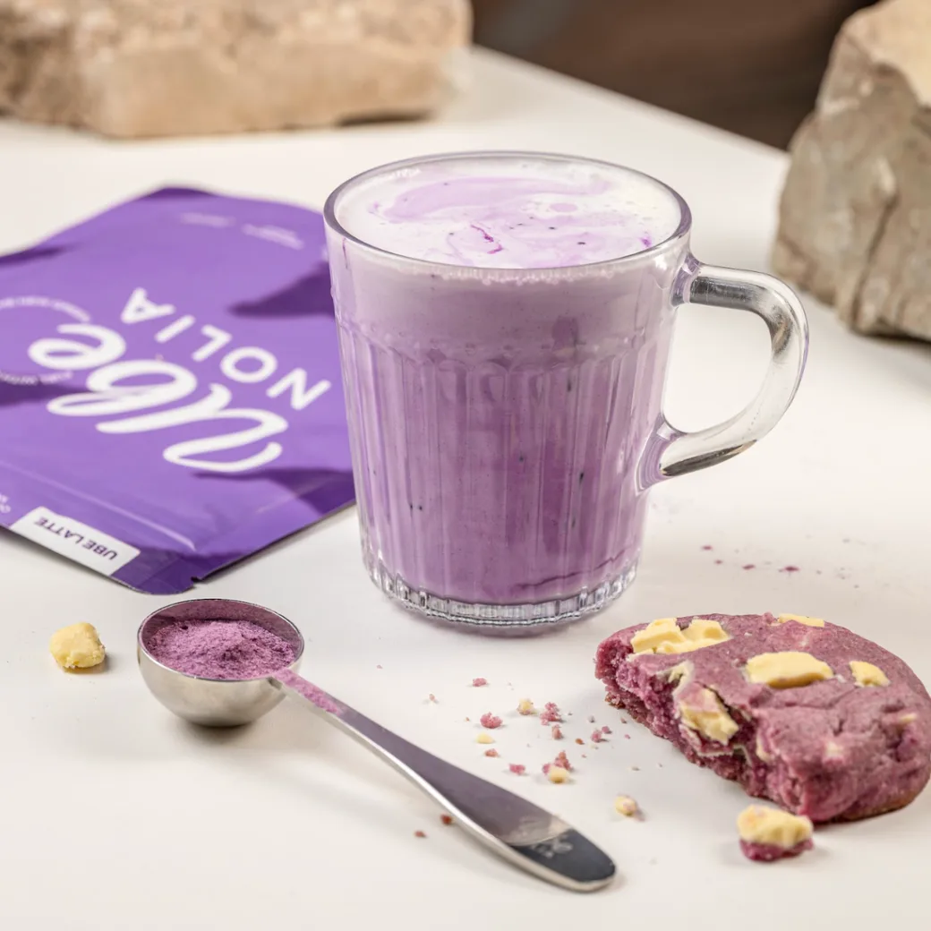 Hvordan smager ube – kiks-vanilje-smag af filippinsk lilla yam | Ube Nolia